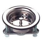 Watts 646 443, Ezy-On 304 Stainless Steel Sink Strainer, 4"-0.5" O.D., Stainless Steel