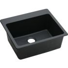 Elkay ELG2522BK0 E-Granite Top Mount Single Bowl Kitchen Sink