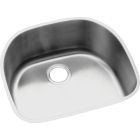 Elkay ELUH2118 Lustertone Classic Stainless Steel 23-5/8" x 21-1/4" x 7-1/2", Single Bowl Undermount Sink