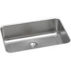 Elkay ELUH2416PD Lustertone Classic Stainless Steel 26-1/2" x 18-1/2" x 8", Single Bowl Undermount Sink with Perfect Drain