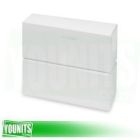 Runtal FEC-2-12L-9010R Right End Cap Pipe Cover For Uf 2 In White