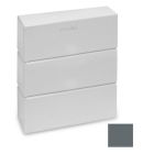 Runtal FEC-3-6L-9007 6 Inch Left End Cap For Uf-3 Baseboard (Runtal Steel - Dark Grey)