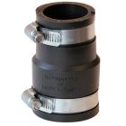 Rubber Coupling PVC to Cast Iron (or Cast Iron to PVC) 1 1/2" x 1 1/4"