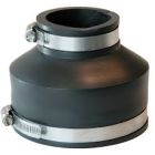 Rubber Coupling PVC to Cast Iron (or Cast Iron to PVC) 4" x 2"