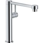 Franke FFP4400 Pescara 1.75 GPM Deck Mounted Single Handle Swivel Spout Kitchen Prep Faucet in Polished Chrome
