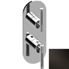 Graff G-8047H-LM57E0-BK-T Harley Thermostatic Shower Trim with Two Handles in Architectural Black