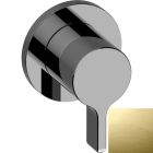 Graff G-8068-LM46E1-BB-T Terra Round 2-Way Diverter Trim Plate with Handle in Brushed Brass PVD