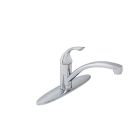 Danze G0040010 Viper Single Handle Kitchen Faucet Without Spray & With Deck Plate 1.75GPM In Chrome