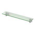 Gatco 4716-PC Bleu Glass Bathroom Shelf in Chrome