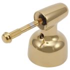 Delta H22PB Metal Lever Handle Set - Less Accents In Polished Brass
