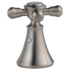 Delta H295SS Cassidy Metal Cross Handle Set - Deck Mount Bathroom & Bidet In Stainless