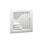 Hart & Cooley 050710 6" x 6" (Width x Height Wall Opening Size) Ceiling Diffuser A503MS Series in White