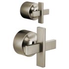 Brizo HX75P98-NK Levoir Pressure Balance Valve With Diverter Cross Handle Kit In Luxe Nickel