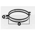 Centrotherm IASCM06 6" Support Clamp with 3/8" Nut
