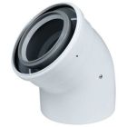 Centrotherm ICEL2445 InnoFlue Concentric Polypropylene/Aluminum Elbow 2 to 4"