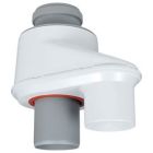 Centrotherm ICTC0335 InnoFlue Twin Pipe to 3"/5" Concentric Adaptor, 3 to 5"