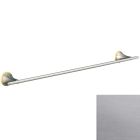 Kohler K-618-SC Finial Art 24" towel bar in satin chrome with polished chrome accents