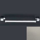Kohler K-9907-BN Alterna 18" towel bar with required trim kits in vibrant brushed nickel