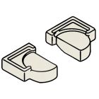 Kohler 10503-96 Colibri Towel Bar Bracket (Pair), Biscuit