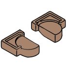 Kohler 10503-33 Colibri Towel Bar Bracket (Pair), Mexican Sand