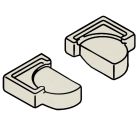 Kohler 10503-47 Colibri Towel Bar Bracket (Pair), Almond
