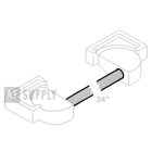 Kohler 10516-CP Colibri 24" Towel Bar, Polished Chrome