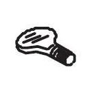 Kohler 57422 Thread Size 250 - 20" X 0.50" Screw Thumb