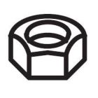 Kohler 69473 Nut .25-20Unc