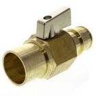 Uponor LF4807575 Wirsbo ProPEX LF Brass Ball Valve (Large Bore), 3/4" PEX x 3/4" Copper Adapter