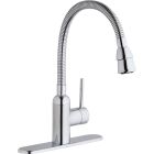 Elkay LK2500CR Pursuit Laundry/Utility Faucet with Flexible Spout Forward Only Lever Handle Chrome