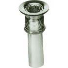 Elkay LK36 Drain Fitting 2" Nickel Plated Brass Body with Deep Stainless Steel Strainer Basket