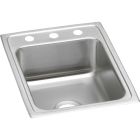 Elkay LRAD1722403 Lustertone Classic Stainless Steel 17" x 22" x 4", Single Bowl Drop-in ADA Sink