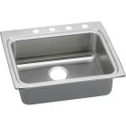 Elkay LRAD2522552 SS 25x22x5.5 Single Drop-in ADA Sink