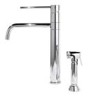 Davinci 16510-0100 TOR712pc Torre Deck Mounted Single Lever Kitchen Faucet with Separate Hand Spray in Polished Chrome