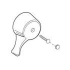 Moen 14732 Bathroom Faucet Handle in Chrome