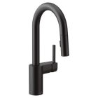 Moen 5965BL Align Pullout Spray Single Hole Bar Faucet in Matte Black