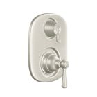 Moen T4111BN Kingsley Pressure Balance Dual Control Trim in Brushed Nickel (Rough Sold Separately)