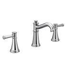 Moen T6405 Belfield™ 1.2 GPM Widespread Two-Handle High Arc Bathroom Faucet Trim Only in Chrome (Rough In Sold Separately)
