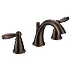 Moen T6620ORB Brantford 1.2 GPM Two Handle High Arc Widespread Bathroom Faucet Trim Only in Oil Rubbed Bronze (Rough Sold Separately)