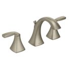 Moen T6905BN Voss™ 1.5 GPM Two Handle Widespread Bathroom Faucet Trim Only in Brushed Nickel (Rough In Sold Separately)
