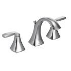 Moen T6905 Voss™ 1.5 GPM Two Handle Widespread Bathroom Faucet Trim Only in Chrome (Rough In Sold Separately)