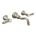 Moen TS42106NL Weymouth Wall Mount Bathroom Faucet in Polished Nickel