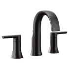 Moen TS6925BL Doux™ 1.2 GPM Two-Handle Widespread Bathroom Faucet Trim Only in Matte Black (Rough In Sold Separately)