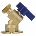 Nibco NB53JH6 Qt63X-12 Brass 1/4 Turn Low Pressure Angle Sillcock, 1/2 inch, Female Threaded To Hose