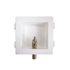 LSP Specialties OB-801-LL Plastic Icemaker Box With Mip Valve in White