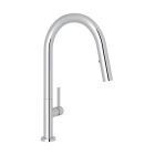 Rohl R7581LMAPC-2 Lux Modern Pull-Down Kitchen Faucet in Polished Chrome