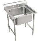 Elkay RNSF81182 Rigidbilt Stainless Steel 27" x 29-3/4" x 12-3/4", Floor Mount, Single Compartment Scullery Sink