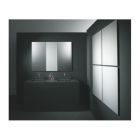 Robern MT20D6F19N M Series Medicine Cabinet 30" H x 20" W x 6" D Framed, in Satin White Tinted Glass