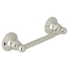 Rohl ROT18PN Acqui Italian Bath Wall Mount Single Spring Loaded Toilet Paper Holder in Polished Nickel