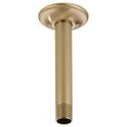 Brizo RP48985GL 6" Ceiling Mount Shower Arm And Flange In Luxe Gold